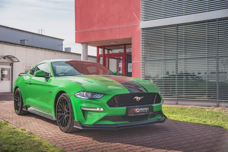 Maxton Street Pro Front Splitter V.2 Ford Mustang Gt Mk6 Facelift - Black