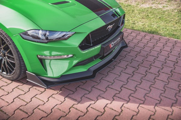 Maxton Street Pro Front Splitter V.2 Ford Mustang Gt Mk6 Facelift - Black