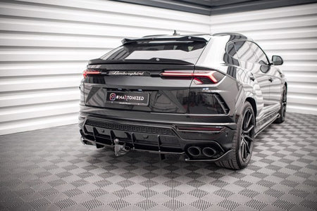 Maxton Central Rear Splitter (With Vertical Bars) Lamborghini Urus Mk1