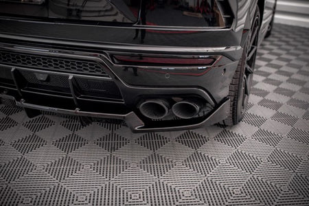 Maxton Central Rear Splitter (With Vertical Bars) Lamborghini Urus Mk1