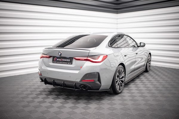 Maxton Street Pro Rear Side Splitters BMW 4 Gran Coupe M-Pack G26 - Black