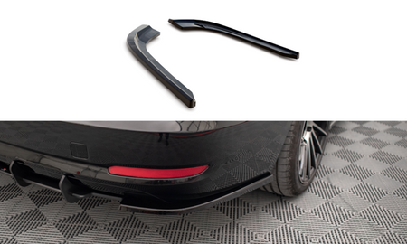 Maxton Rear Side Splitters BMW 3 Gt F34 - Gloss Black
