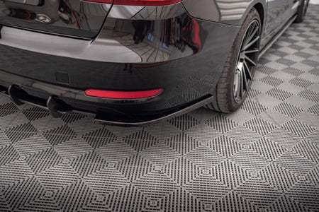 Maxton Rear Side Splitters BMW 3 Gt F34 - Gloss Black