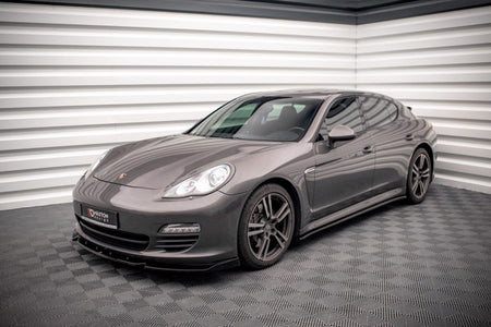 Maxton Side Skirts Diffusers V.2 Porsche Panamera / Panamera Diesel / Panamera Turbo 970 - Gloss Black