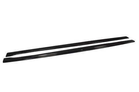 Maxton Side Skirts Diffusers Audi RS7 C7 Fl - Gloss Black