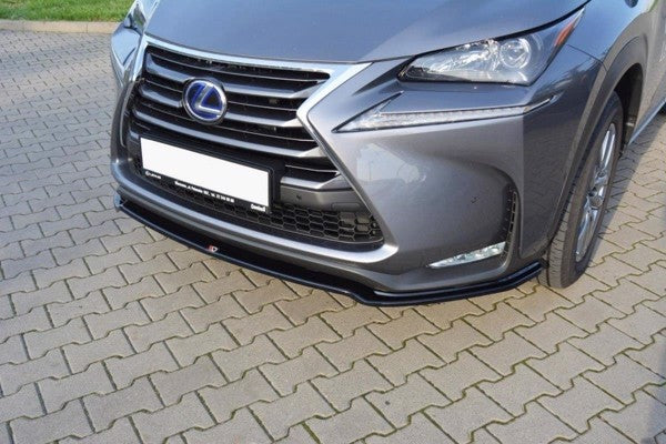 Maxton Front Splitter V.1 Lexus Nx Mk1 - Gloss Black