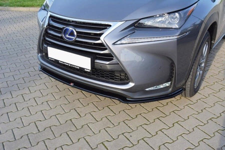 Maxton Front Splitter V.1 Lexus Nx Mk1 - Gloss Black