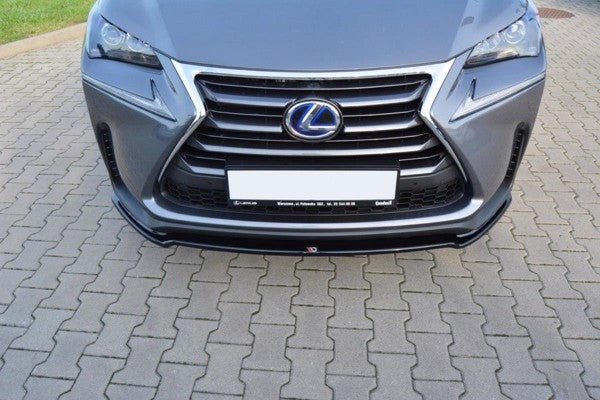 Maxton Front Splitter V.1 Lexus Nx Mk1 - Gloss Black