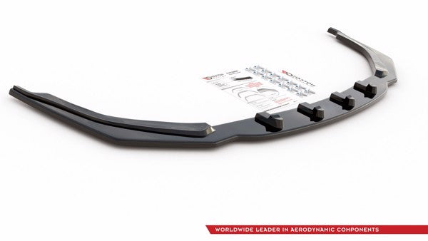 Maxton Front Splitter V.1 Toyota Corolla Xii Touring Sports/ Hatchback - Gloss Black