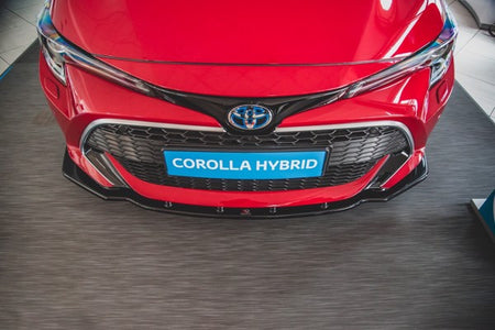 Maxton Front Splitter V.1 Toyota Corolla Xii Touring Sports/ Hatchback - Gloss Black