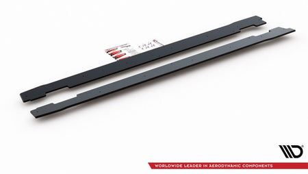 Maxton Racing Durability Side Skirts Diffusers Hyundai I30 N Mk3 / Mk3 Fl Hatchback / Fastback - Black