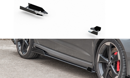 Maxton Side Flaps Audi RS3 8V Sportback - Gloss Flaps