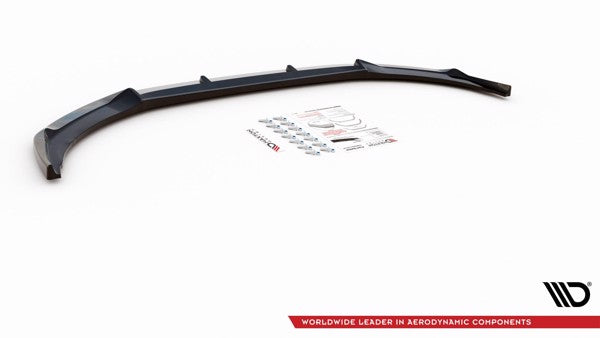 Maxton Front Splitter V.3 Audi A1 S-Line Gb - Gloss Black
