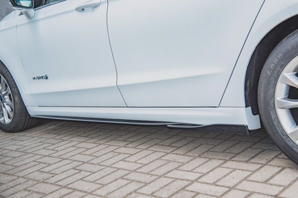 Maxton Side Skirts Diffusers Ford Mondeo Mk5 Facelift/Preface - Gloss Black