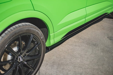 Maxton Side Skirts Diffusers Audi RSq3 F3 - Gloss Black