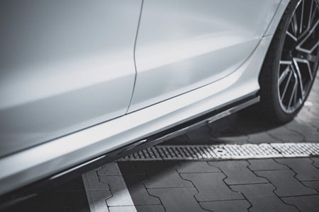 Maxton Side Skirts Diffusers V.2 Audi RS6 C7 - Gloss Black