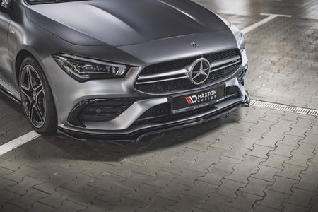 Maxton Front Splitter V.1 Mercedes-Amg Cla 35 Aero C118 - Gloss Black