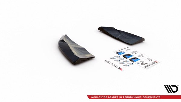 Maxton Rear Side Splitters Audi Sq5 Mk1 (8R) - Gloss Black