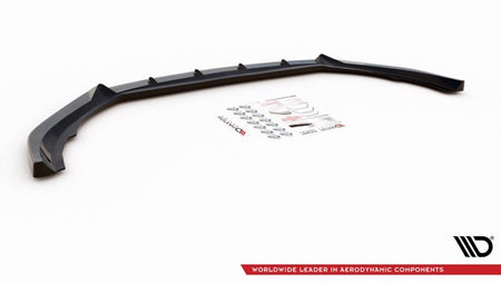 Maxton Front Splitter V.2 Volvo V90 Mk2 - Gloss Black