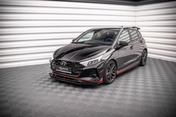 Maxton Side Skirts Diffusers Hyundai I20 N Mk3 - Gloss Black