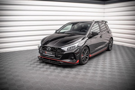 Maxton Side Skirts Diffusers Hyundai I20 N Mk3 - Gloss Black