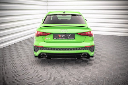 Maxton Central Rear Splitter Audi RS3 Sedan 8Y - Gloss Black