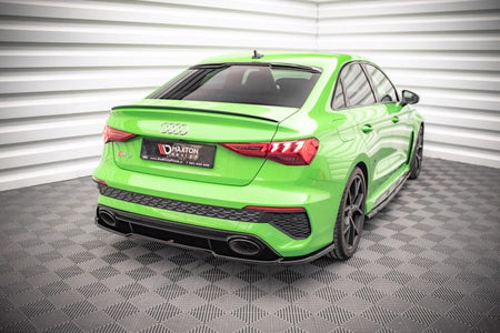 Maxton Central Rear Splitter Audi RS3 Sedan 8Y - Gloss Black