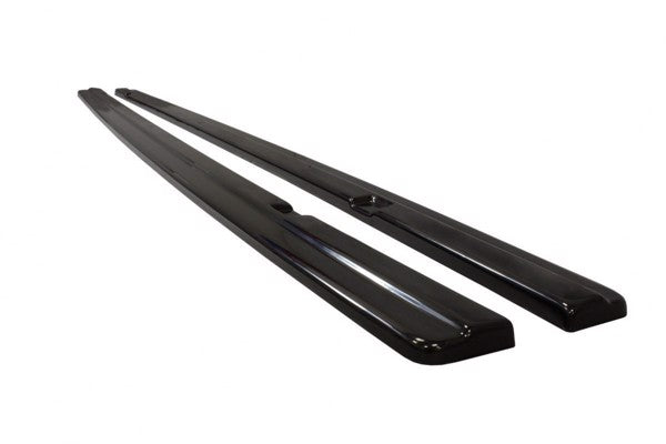 Maxton Side Skirts Diffusers VW Golf VIi Gti Preface/Facelift (Wide) - Gloss Black