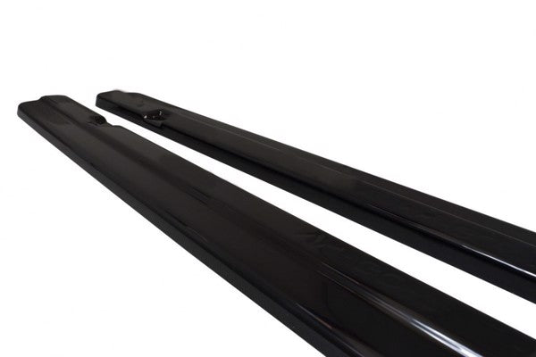 Maxton Side Skirts Diffusers VW Golf VIi Gti Preface/Facelift (Wide) - Gloss Black