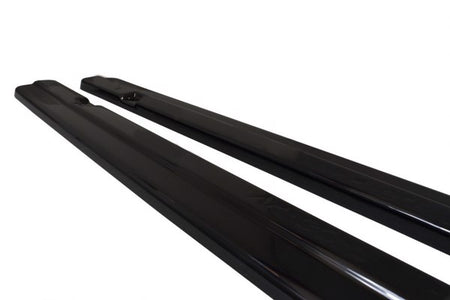Maxton Side Skirts Diffusers VW Golf VIi Gti Preface/Facelift (Wide) - Gloss Black