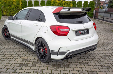 Maxton Rear Side Splitters Mercedes A45 Amg W176 - Gloss Black
