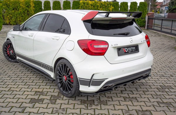 Maxton Rear Side Splitters Mercedes A45 Amg W176 - Gloss Black