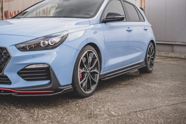Maxton Side Skirts Diffusers V.4 Hyundai I30 N Mk3 / Mk3 Fl Hatchback/ Fastback - Gloss Black