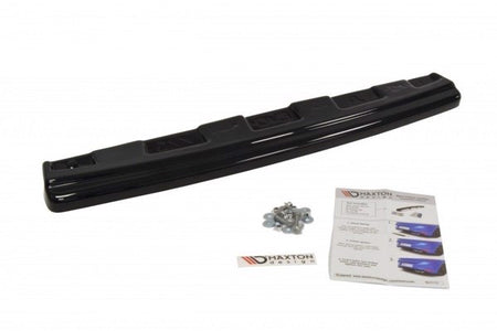 Maxton Central Rear Splitter Mitsubishi Lancer Evo X (Without Vertical Bars) - Gloss Black