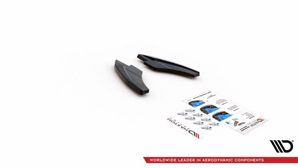 Maxton Rear Side Splitters V.2 Audi S3 Sportback 8Y - Gloss Black