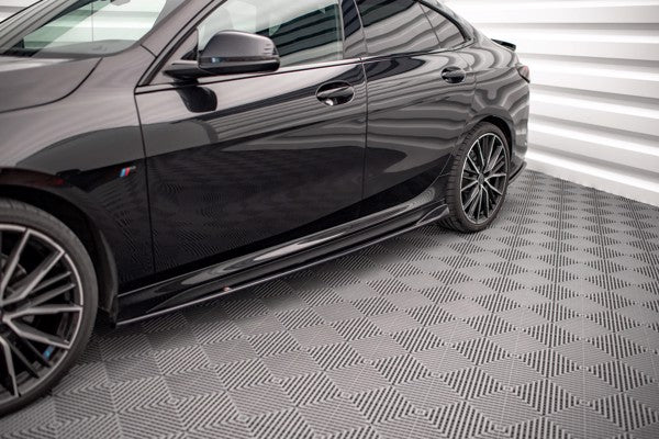 Maxton Side Skirts Diffusers V.2 BMW 2 Gran Coupe M-Pack / M235I F44 - Gloss Black