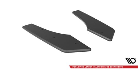 Maxton Street Pro Rear Side Splitters Audi RS5 F5 Facelift - Black