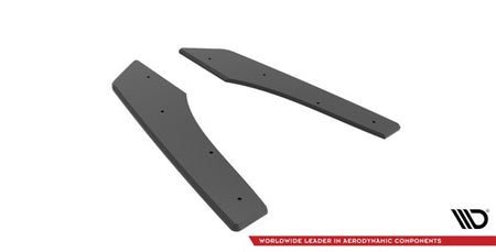 Maxton Street Pro Rear Side Splitters Audi RS5 F5 Facelift - Black