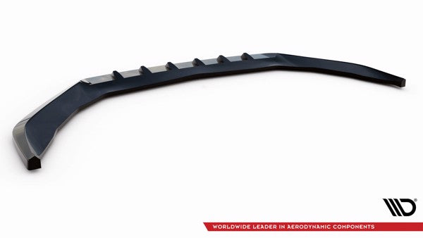 Maxton Front Splitter V.1 Porsche Panamera E-Hybrid 971 - Gloss Black