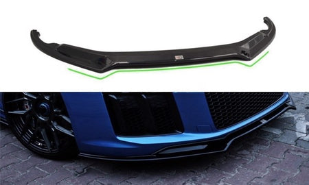 Maxton Front Splitter V.2 Audi R8 Mk.2 - Gloss Black