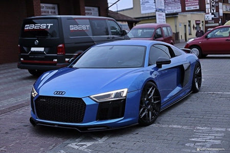 Maxton Front Splitter V.2 Audi R8 Mk.2 - Gloss Black