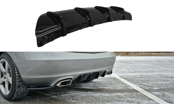 Maxton Rear Valance Mercedes-Benz Slk R172 - Gloss