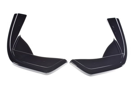 Maxton Rear Side Splitters Mercedes- Benz C43 Amg W205 - Gloss Black