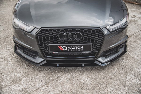Maxton Front Splitter Audi S6 / A6 S-Line C7 Fl 