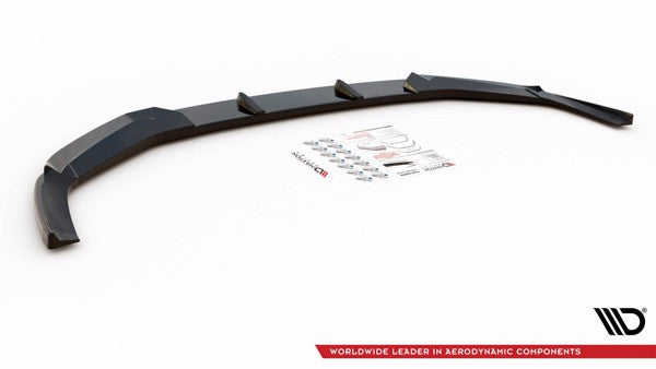 Maxton Front Splitter V.1 Audi RS6 C8 / RS7 C8 - Gloss Black