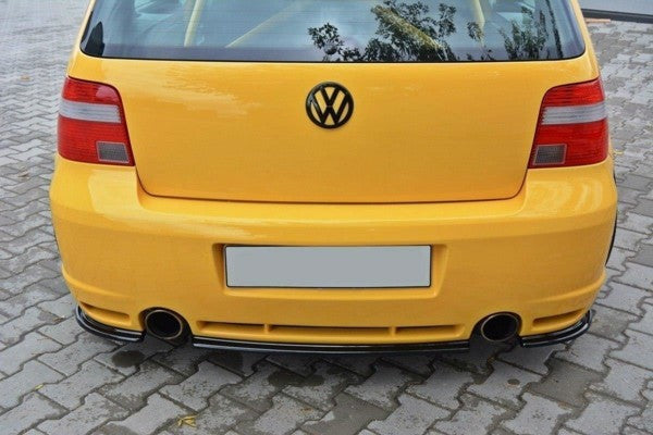 Maxton Rear Side Splitters VW Golf Iv R32 - Gloss Black