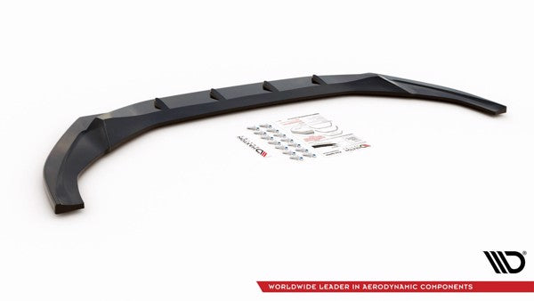 Maxton Front Splitter V.1 Audi S5 / A5 S-Line F5 Facelift - Gloss Black