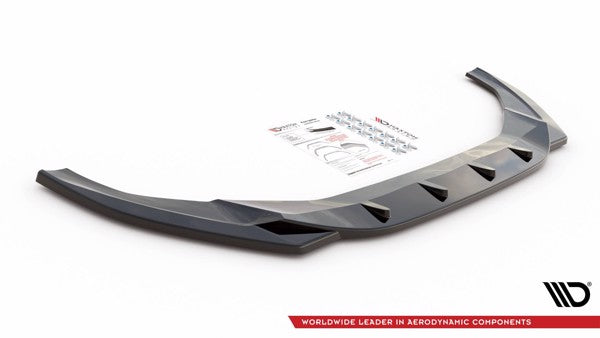 Maxton Front Splitter V.1 Audi S5 / A5 S-Line F5 Facelift - Gloss Black