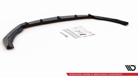 Maxton Front Splitter V.2 Mercedes-Amg Cla 45 Aero C118 - Gloss Black