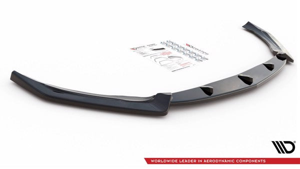Maxton Front Splitter V.2 Mercedes-Amg Cla 45 Aero C118 - Gloss Black